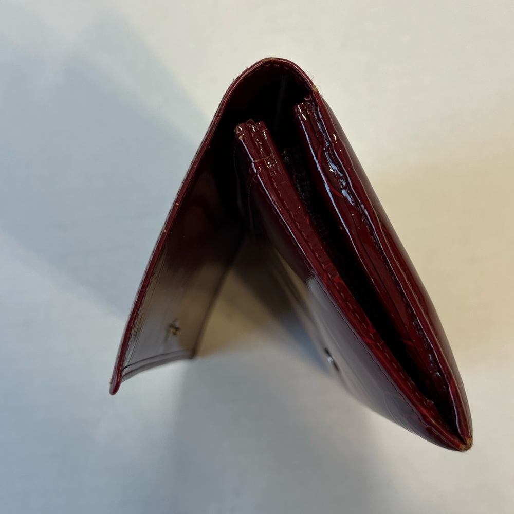 Cartier Happy Birthday Patent Leather Bifold Long Wallet - Picture 9 of 13